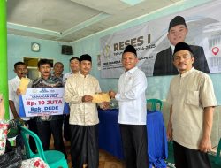 Kang Dechan Bantu Pembangunan 2 Fasilitas Olahraga di Desa Galuga