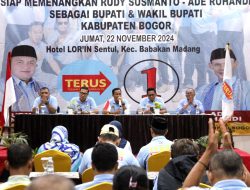 Gelar Rakor, Relawan TERUS Diminta Fokus Sosialisasi untuk Pastikan Kemenangan Rudy Susmanto-Jaro Ade