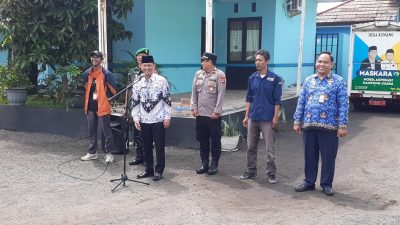 H-2, Camat Kemang Pimpin Apel Kesiapan Distribusi Logistik Pilkada 2024 Ke PPS 