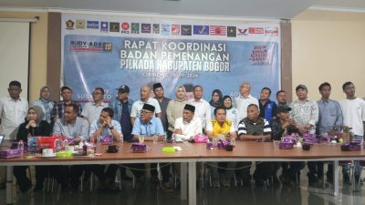 Hasil Sementara Quick Count Pilbup Bogor, Rudy Susmanto dan Jaro Ade Unggul 73,45 Persen
