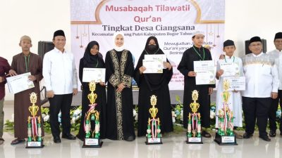 50 Peserta Ikuti Lomba Musabaqah Tilawatil Qur’an Desa Ciangsana, Udin Saputra: Jadikan Pemuda yang Qur’ani dan rabbani