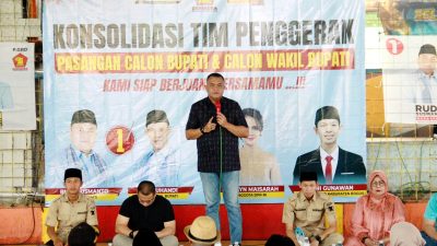 Cabup Rudy Susmanto Minta Para Relawan Jangan Jumawa: Terus Bergerak Tingkatkan Partisipasi Masyarakat Pilih Paslon Nomor 1