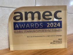 Hebat! IPB Goes to School Raih Gold Winner AMEC Global Awards 2024 di London