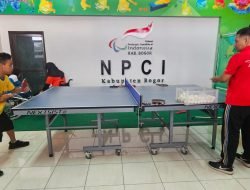 NPCI Kabupaten Bogor Turunkan Empat Atlet SOD di Kejuaran Tenis Meja Jabar Open 2024
