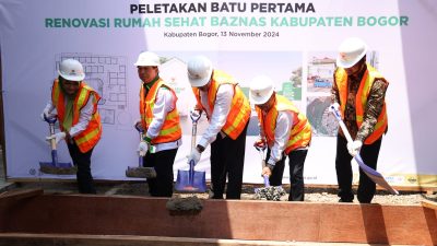 Dapat Bantuan dari Pusat, Baznas Kabupaten Bogor Bangun Rumah Sehat Gratis