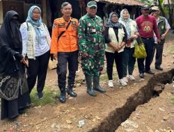 Pergerakan Tanah Mengancam Warga Klapanunggal, 2 KK Mengungsi