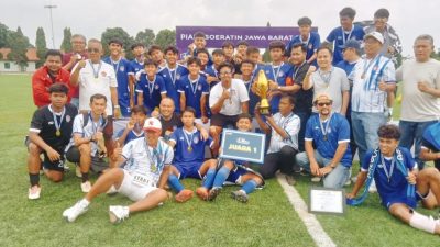Sabet Juara Piala Soeratin Jabar U-17, Inilah Harapan Ketua KONI Kota Bogor Kepada PSB