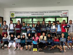 40 Atlet SOD NPCI Kabupaten Bogor Dapat Sepatu Latihan