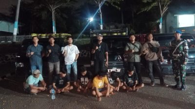 Yonpomad Puspomad Jonggol Berhasil Amankan 8 Orang Terduga Pelaku Pengoplos Gas Elpiji 3 Kilo di Cileungsi