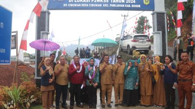 Pemkab Bogor Terima Tim Verifikasi Akhir P2WKSS Jabar di Desa Cibunian