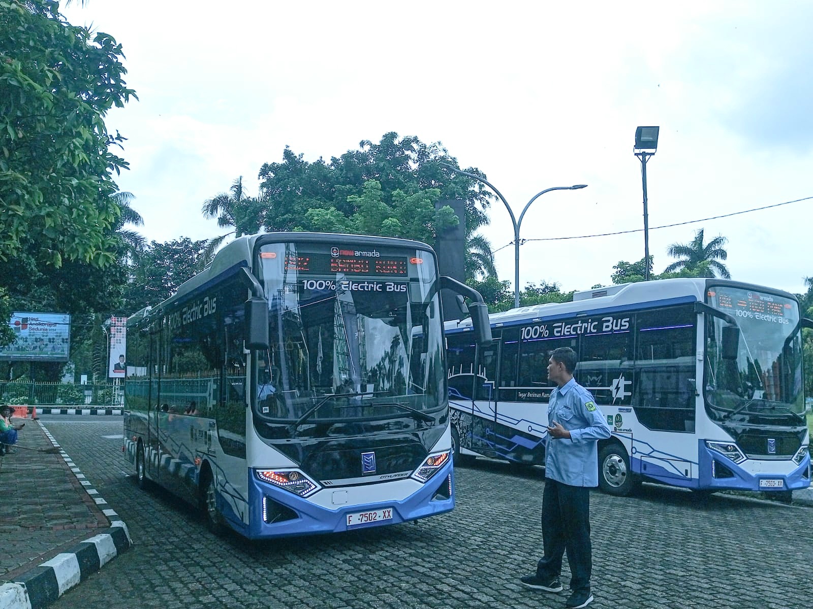 Mulai Besok Dua Unit Bus Listrik Gratis Pemkab Bogor Mulai Beroperasi, Ini Rute dan Jam Operasionalnya