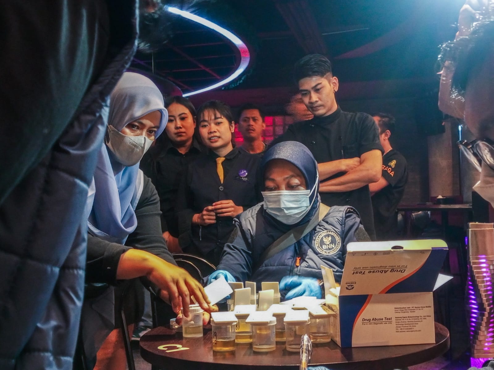 BNNK Bogor Razia 6 Tempat Hiburan Malam, 88 Orang Dites Urine