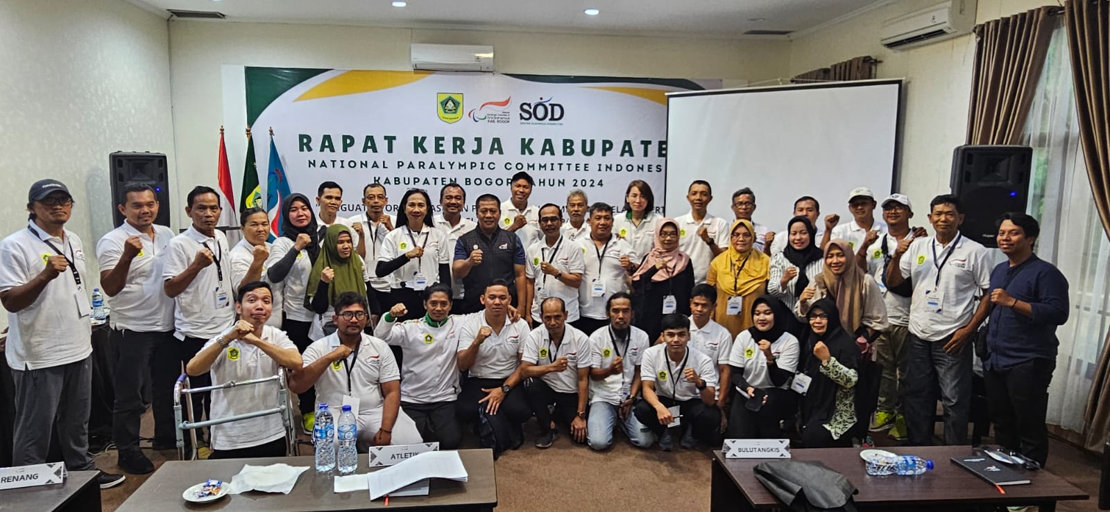 Rakerkab NPCI Kabupaten Bogor Langkah Menuju Peparpeda 2025 dan Peparda 2026