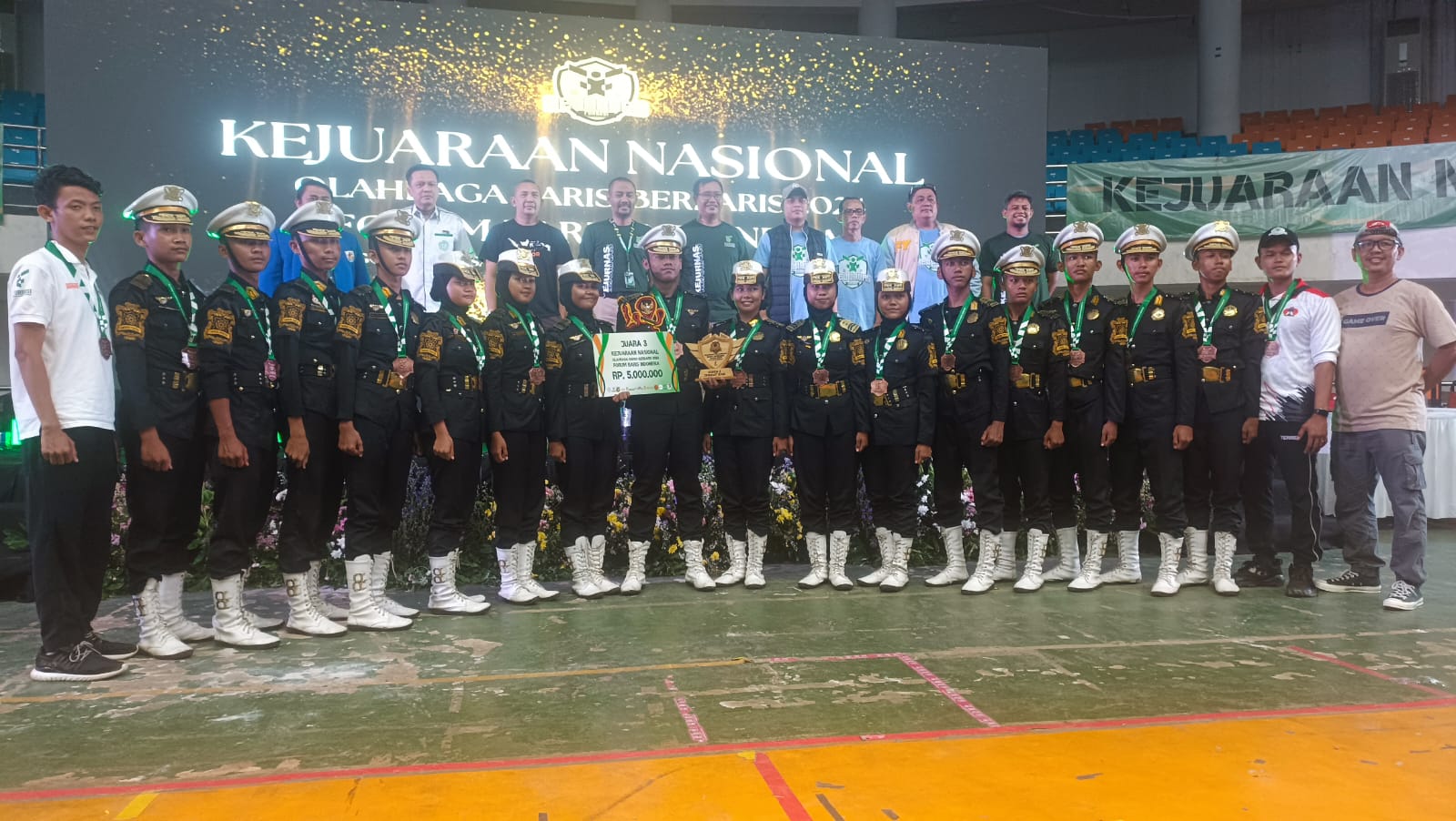 Digelar oleh KNPI dan KORMI Kabupaten Bogor, Kejurnas Baris Berbaris Berjalan Sukses