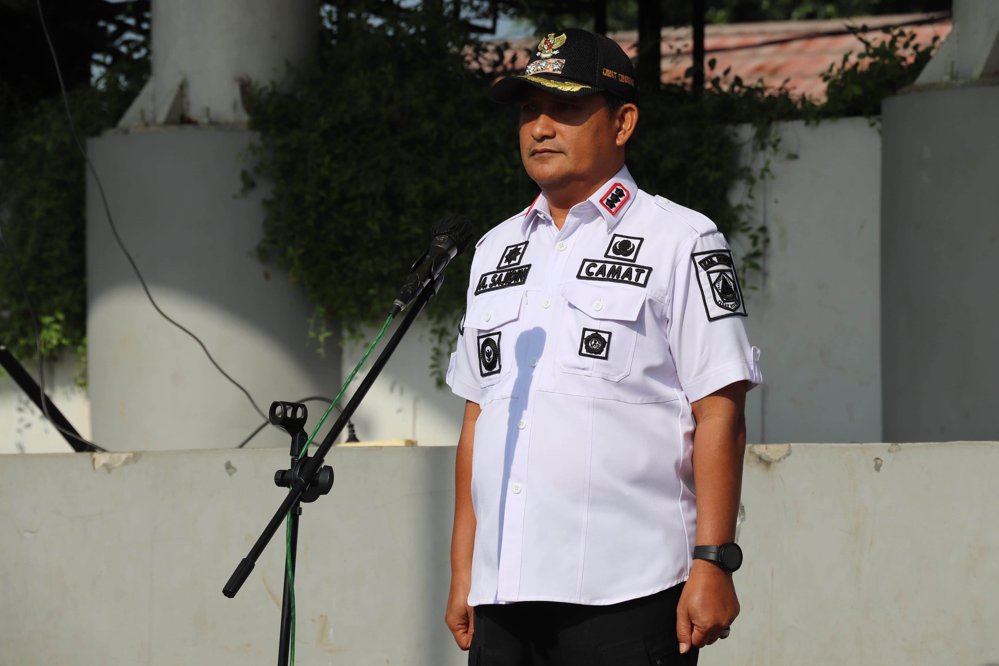 Publikasi Kinerja: Camat Cibinong dan Forkopimcam Gelar Apel Kesiapan Jelang Perayaan Nataru 2024/2025