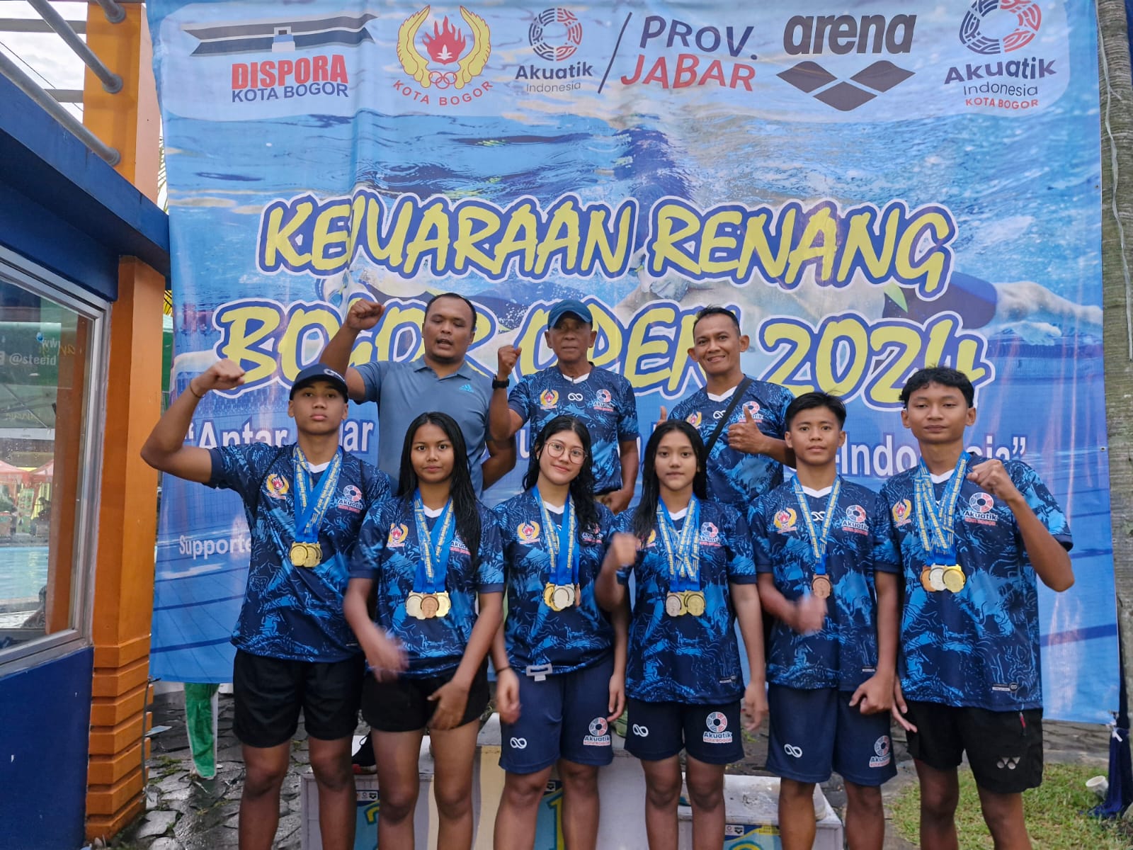 Akuatik Kota Bogor Perbaiki Catatan Waktu Atlet Melalui Bogor Open 2024