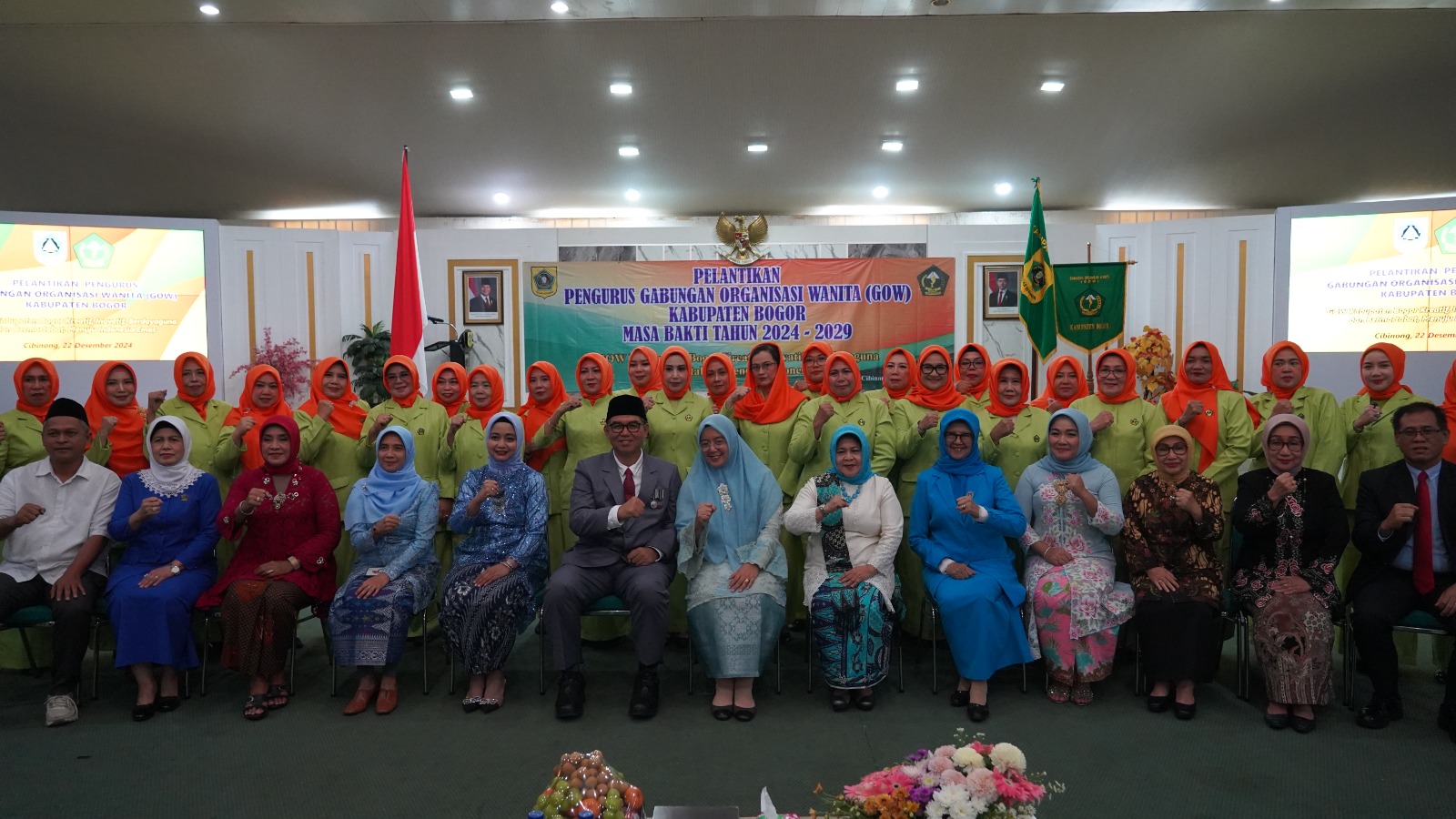 Sekda Ajat Lantik Pengurus GOW Kabupaten Bogor Periode 2024-2029, Sampaikan Pesan Penting Ini