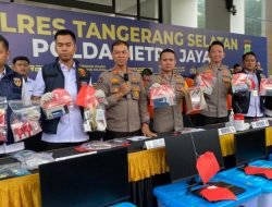 Ungkap Judol Jaringan Internasional, Polres Tangsel Amankan Tujuh Tersangka