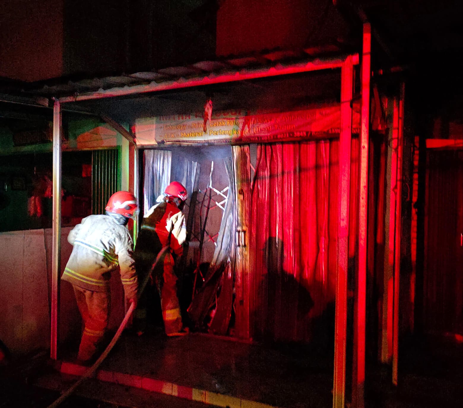 Korsleting Listrik, 3 Ruko di Bojonggede Terbakar