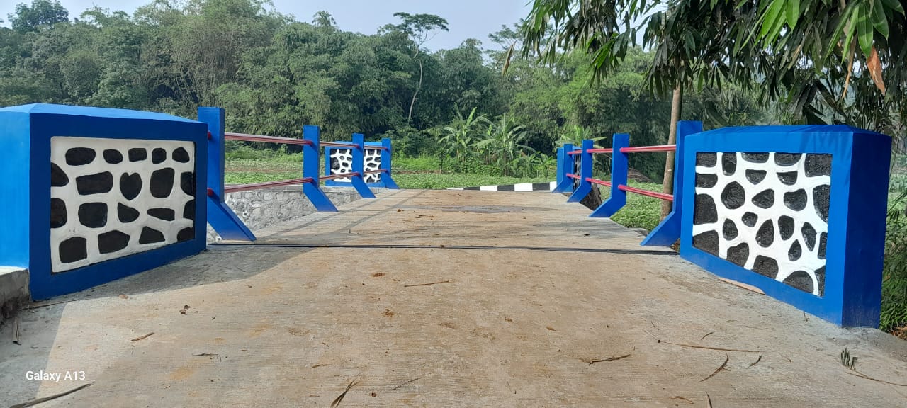 Warga Kampung Kemang Kiara Seumringah, Kini Punya Jembatan Baru