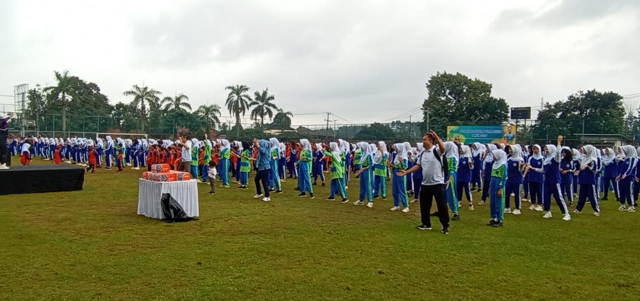 1.500 Peserta Antusias Ikuti Kegiatan Senam Bogor Bugar 2025