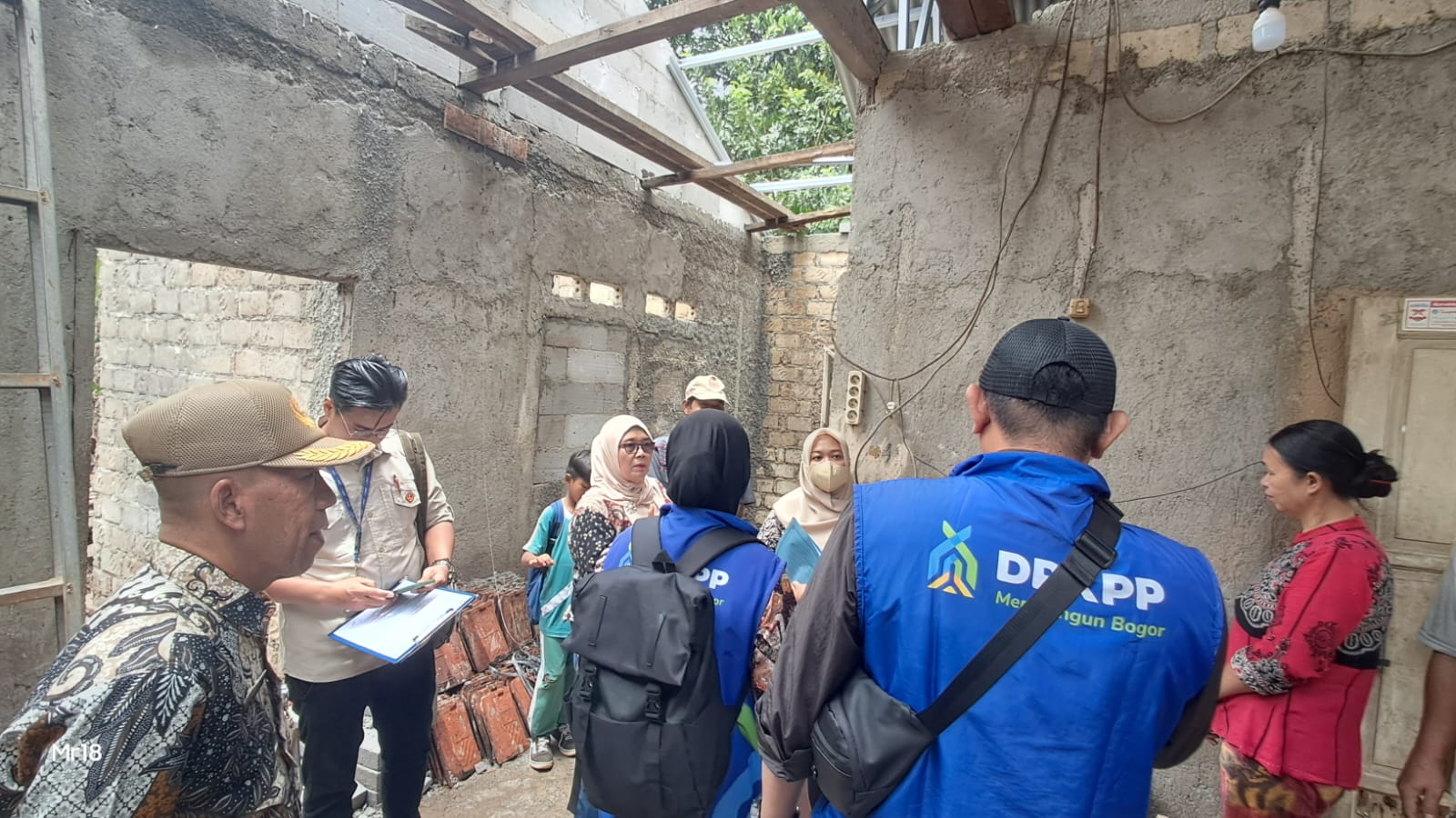Gercep, DPKPP Kabupaten Bogor Mulai Data Rumah Terdampak Bencana di Kecamatan Kemang