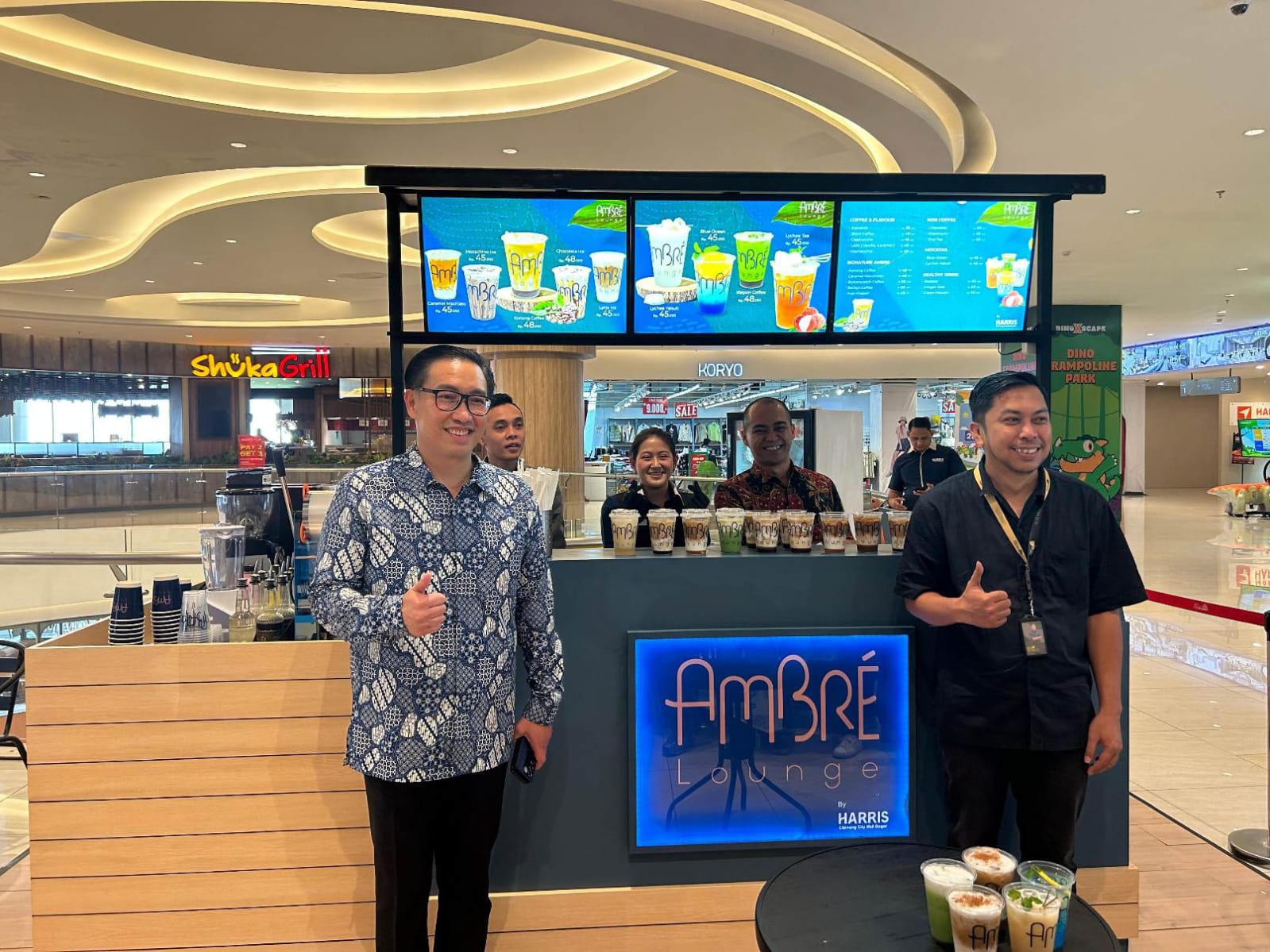Harris CCM Buka Pop-Up Cafe Hotel Pertama Ambre Lounge di Cibinong City Mall Bogor