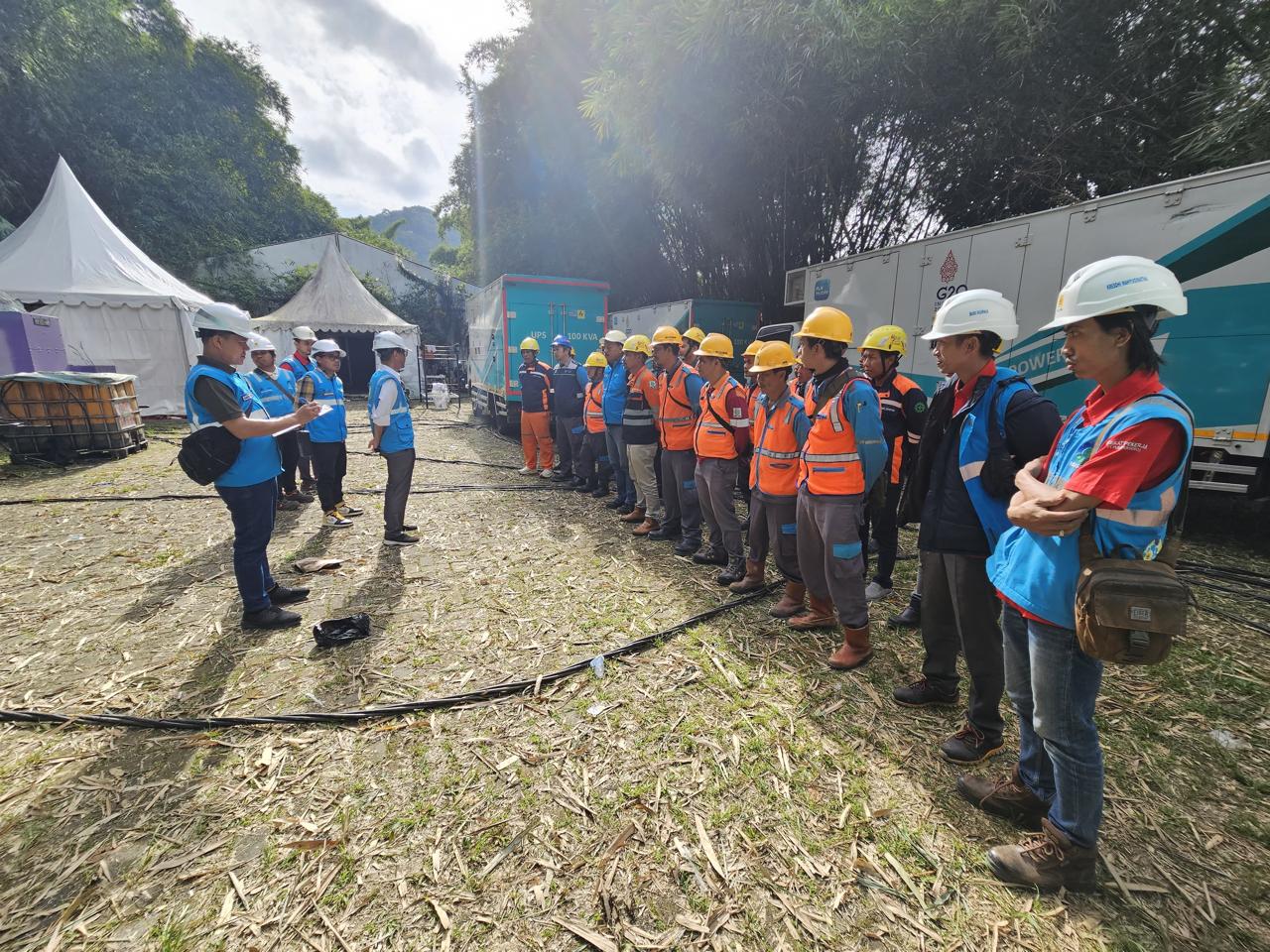 Selama Agenda Kepresidenan di Hambalang, PLN UP3 Gunung Putri Hadirkan Listrik Andal Tanpa Kedip
