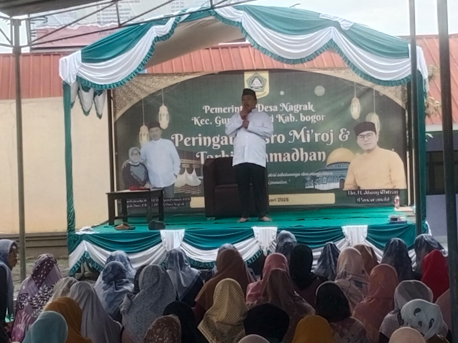 Pemdes Nagrak Gelar Peringatan Isra Miraj, Kades: Perkuat Tali Silaturahmi Jelang Ramadhan