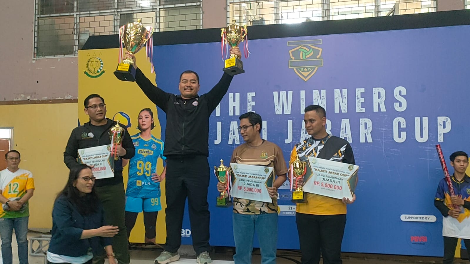 Kejari Kota Bogor Kampiun Volley Ball Tournament Kajati Jabar Cup 2025