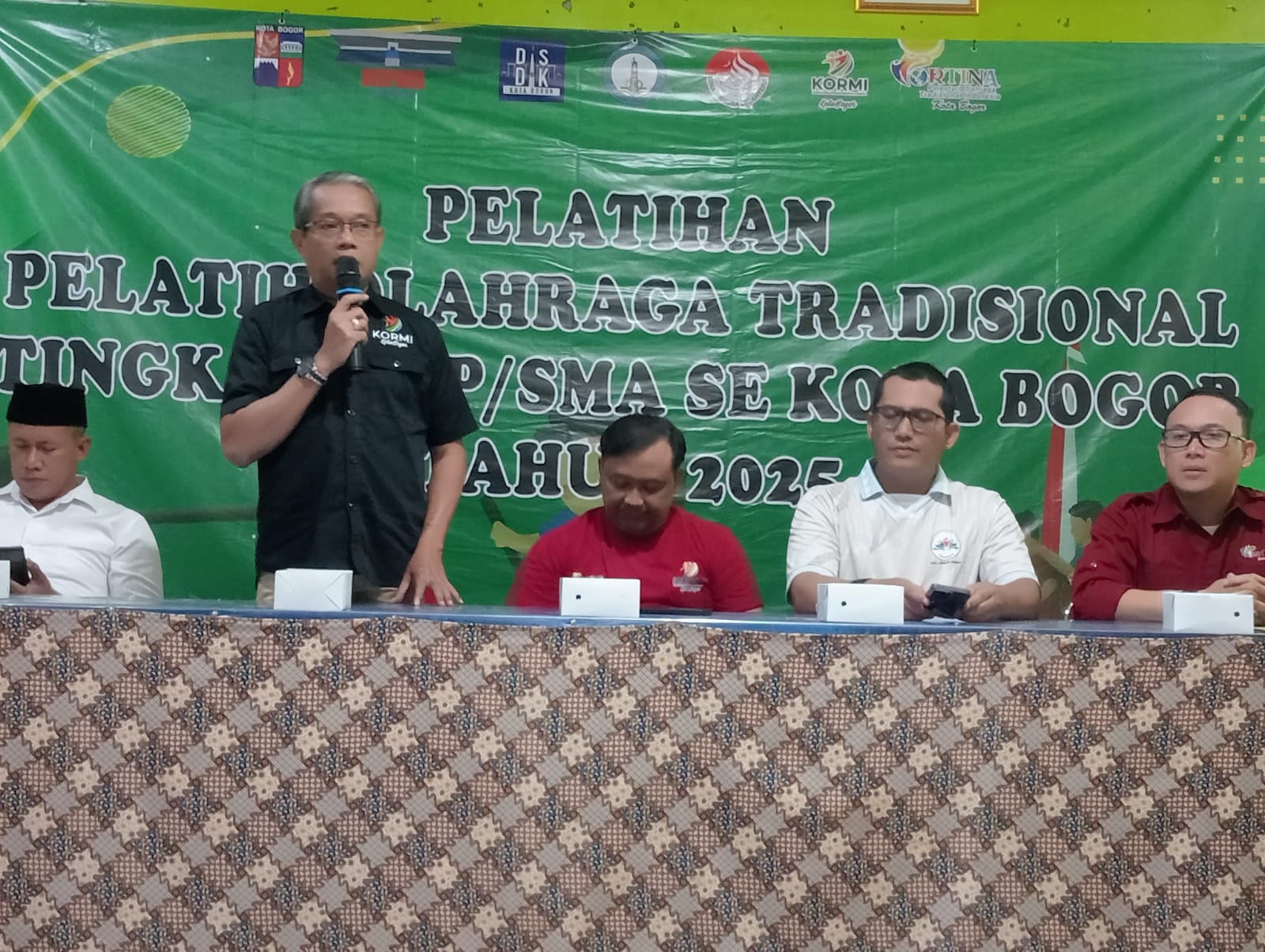 Kormi Kota Bogor Dukung Pelatihan Ortrad Tingkat SMP yang Digelar Portina