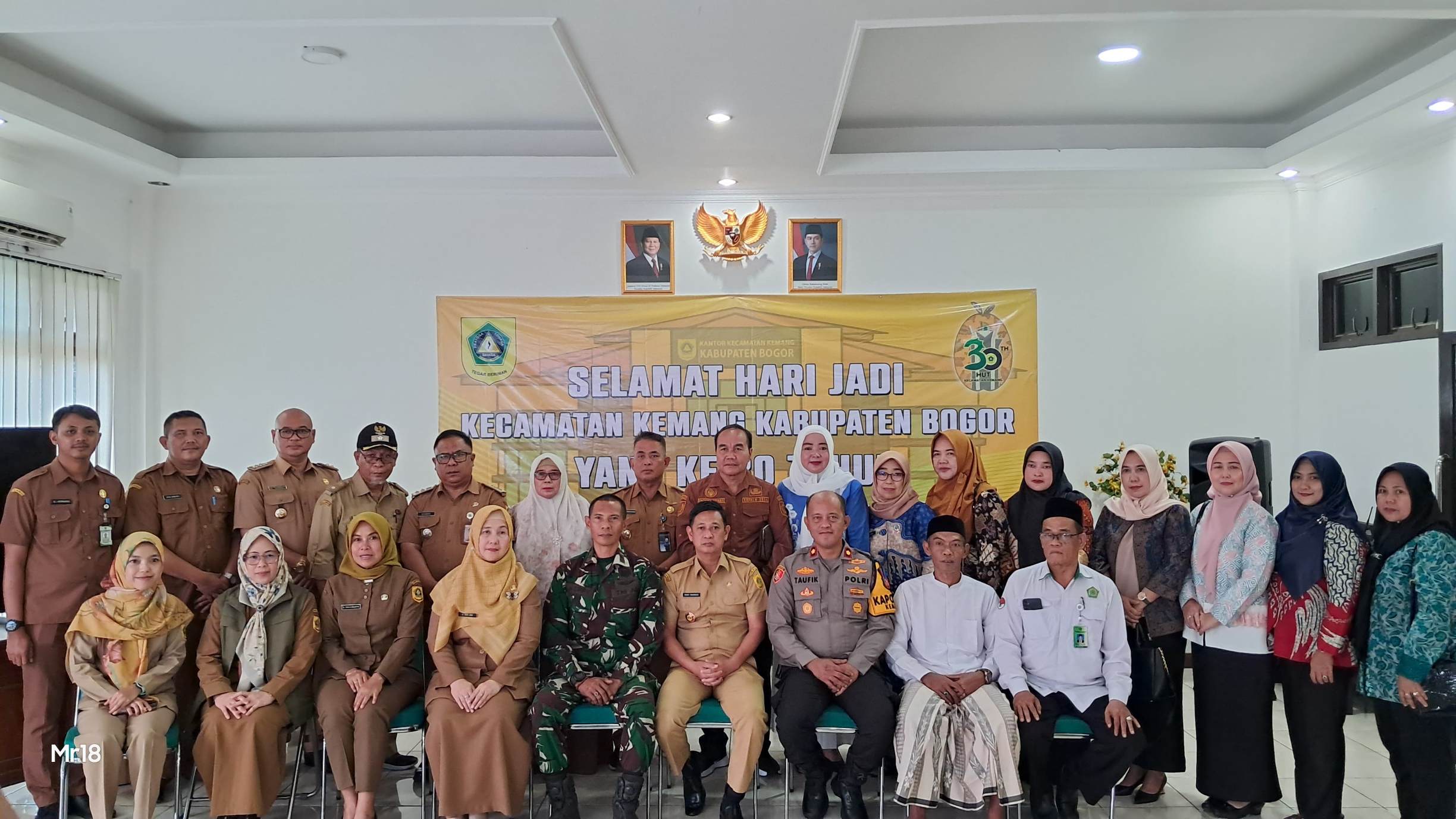 Hari Jadi Ke-30, Kecamatan Kemang Sukses Membangun Wilayah Menjadi Maju Sejahtera