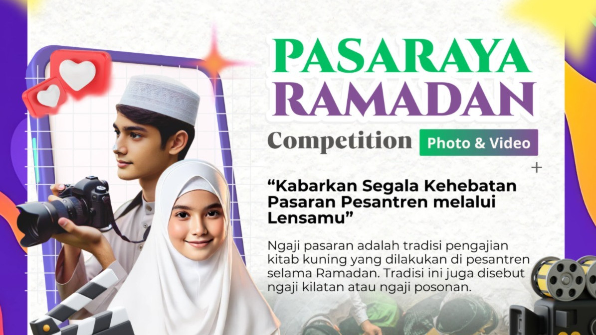 Dear Santri dan Masyarakat Umum, Ayo Tunjukkan Kreasimu di Pasaraya Ramadan Competition