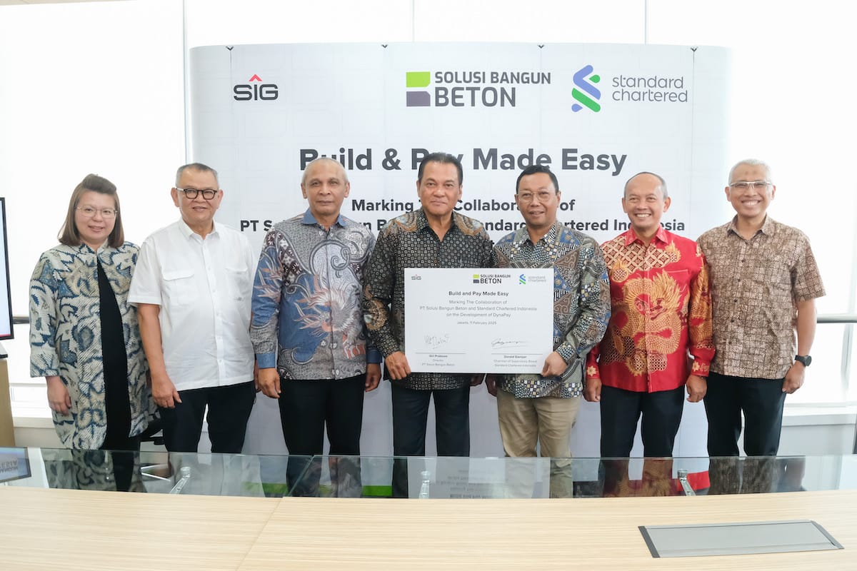 Hadirkan Sistem Pembayaran Digital Pembelian Beton, SBI Gandeng Standard Chartered Bank