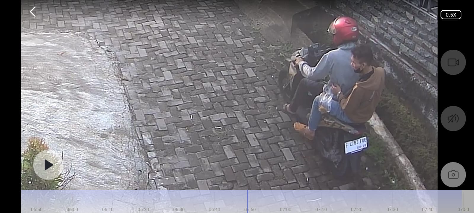 Aksi Nekat Pelaku Ranmor di Perumahan BKR Desa Tegal Terekam CCTV