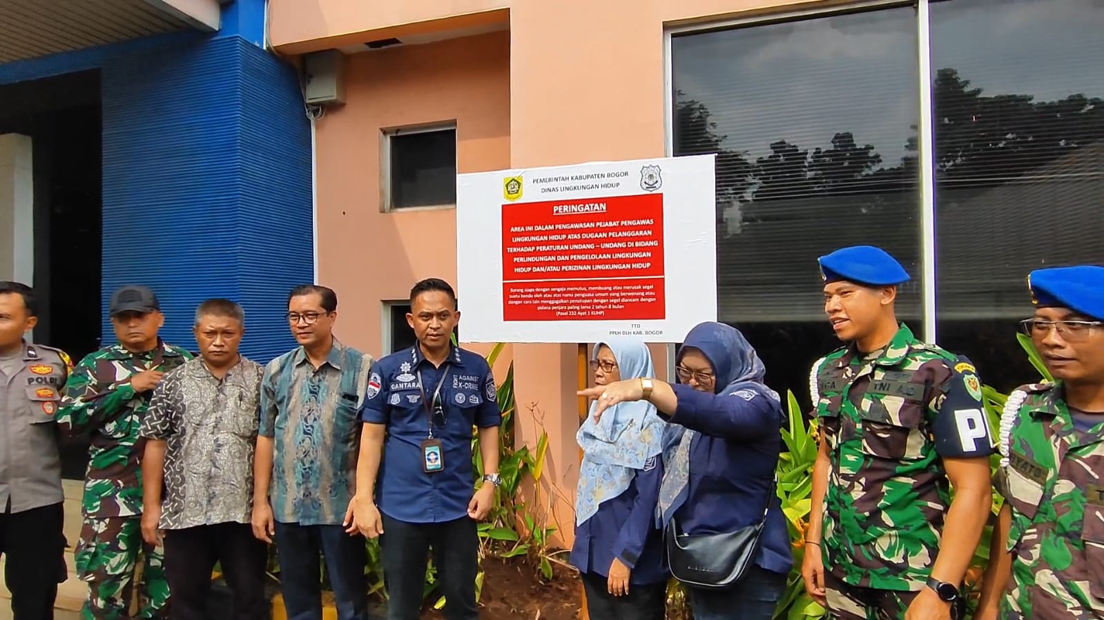 Jadi Penyebab Ribuan Ikan di Situ Rawa Jejed Klapanunggal Mati, DLH Pasang Plang Pengawasan di PT Dinito Jaya Sakti