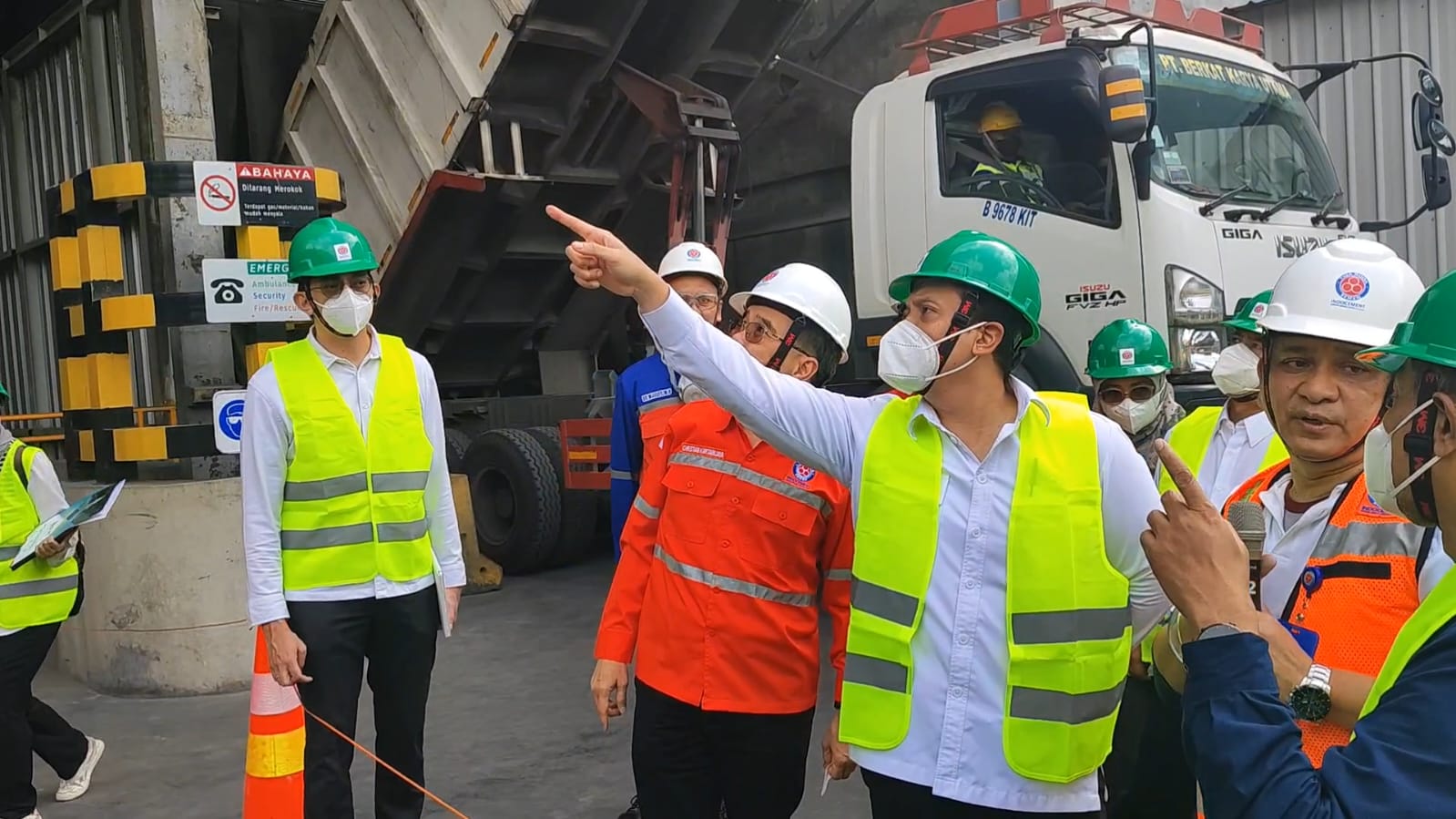 Kunjungi Fasilitas RDF, Wamen LH Dorong Pemanfaatan Sampah di PT Indocement