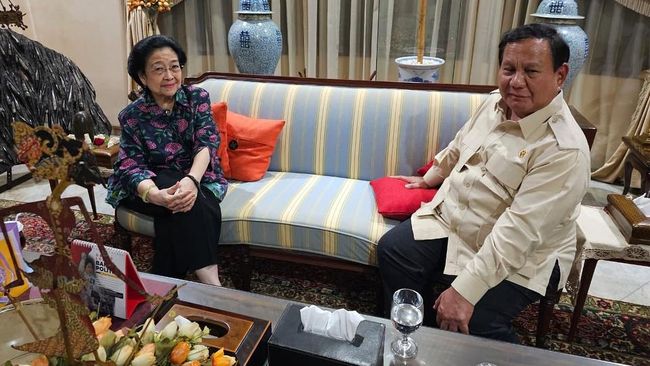 Berbincang Selama 1,5 Jam, Sufmi Dasco Sebut Pertemuan Prabowo dan Megawati Bahas Masa Depan Indonesia