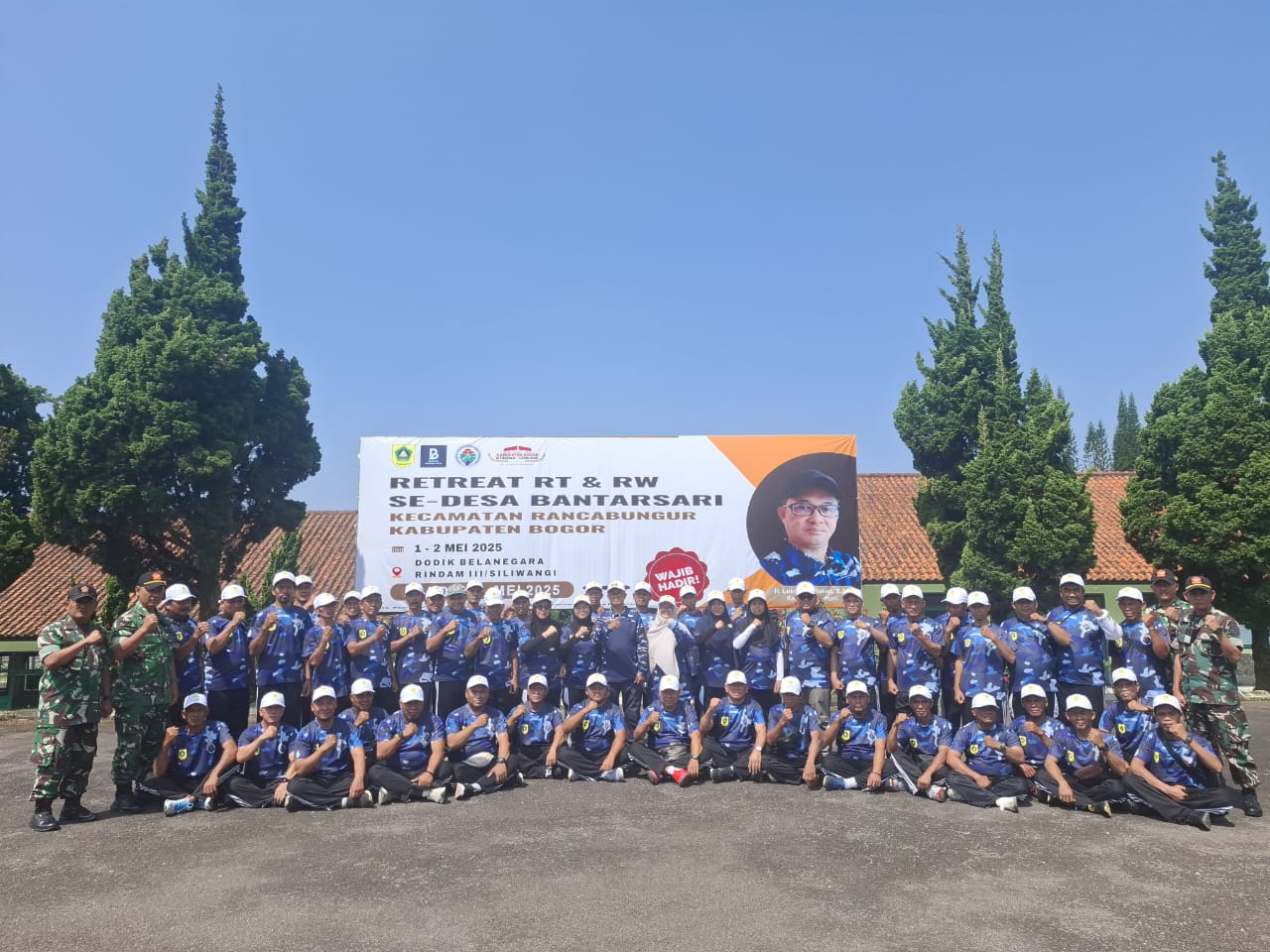 Usai Dilantik, RT dan RW di Desa Bantarsari Ikuti Retreat di Lembang, Lukman: Sejarah Pertama di Jabar