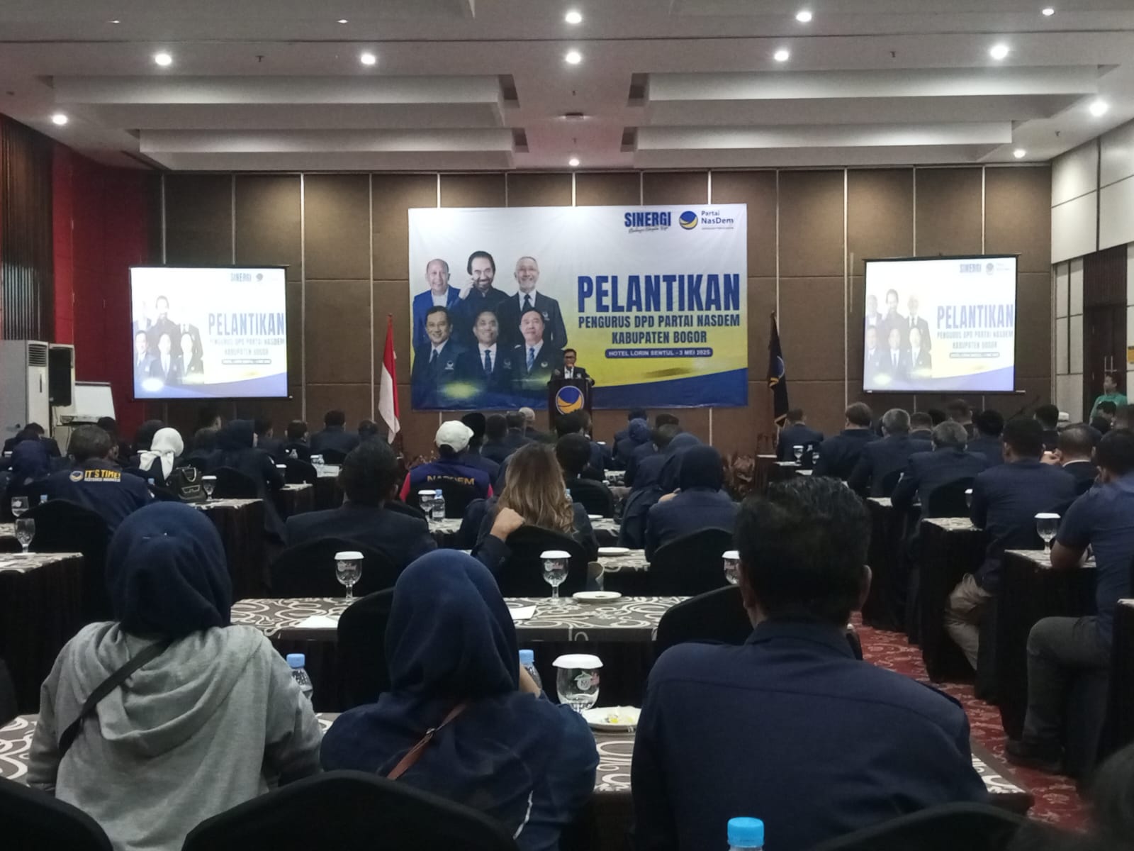 Lantik 44 Pengurus, DPD NasDem Kabupaten Bogor Targetkan 8 Kursi di 2029