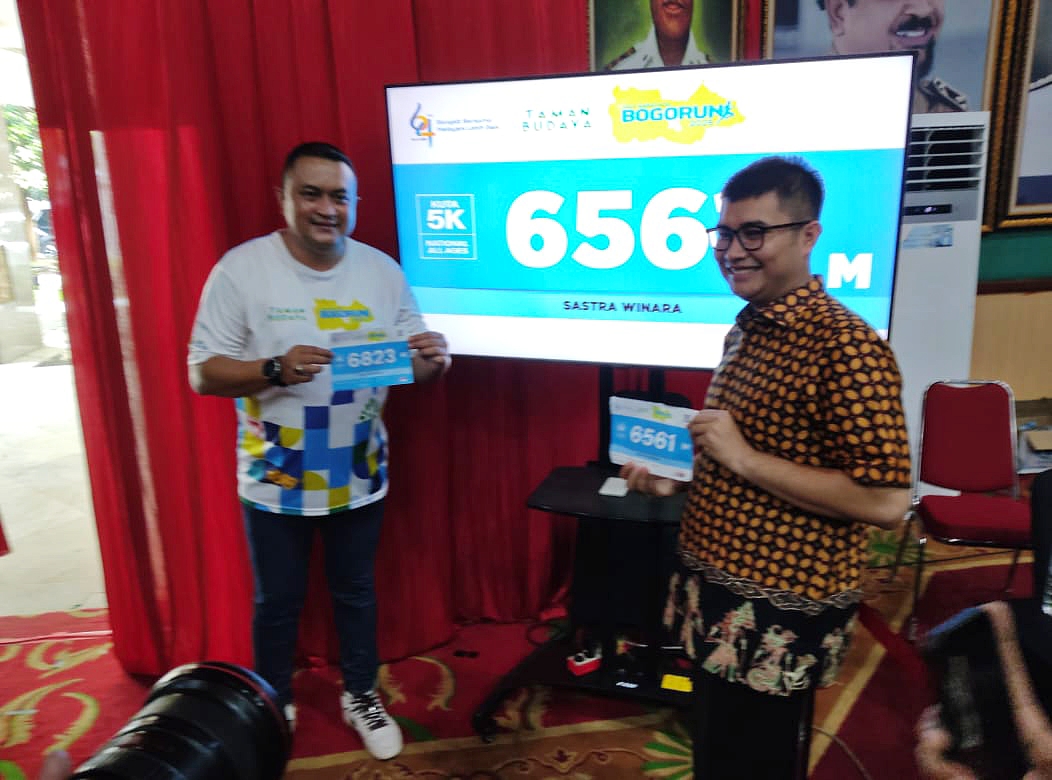 Meriahkan Event Bogor Run 2025, Bupati Rudy Susmanto Dapat Nomor Dada 6823