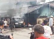 Diduga Alami Korsleting Listrik, Mobil Pikap Terbakar di Rumpin