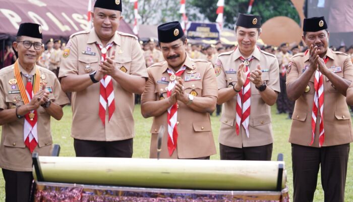 Pembukaan Perkemahan Satya Dharma Bhakti, Rudy Susmanto Dampingi Menteri Imipas Kunjungi Lapas Pondok Rajeg