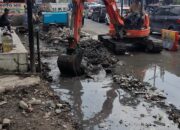 Berkat Kerja UPT Jajem Wilayah 2 Ciawi, Genangan Air di Simpang Taman Safari Puncak Sudah Surut