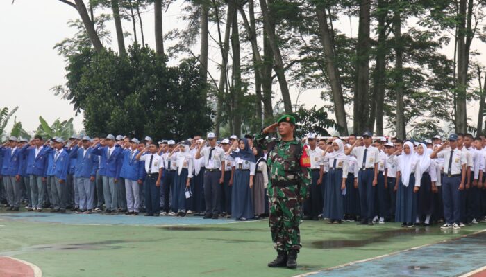MPLS, SMK Negeri 1 Kemang Gandeng TNI dan Polri
