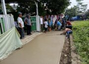 Pemdes Dayeuh Fokus Bangun Infrastruktur Jalan, 12 Titik Betonisasi Sedang Berlangsung