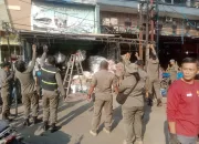 Satpol PP Kabupaten Bogor Tertibkan 115 PKL di Sekitar Flyover dan Pasar Cileungsi