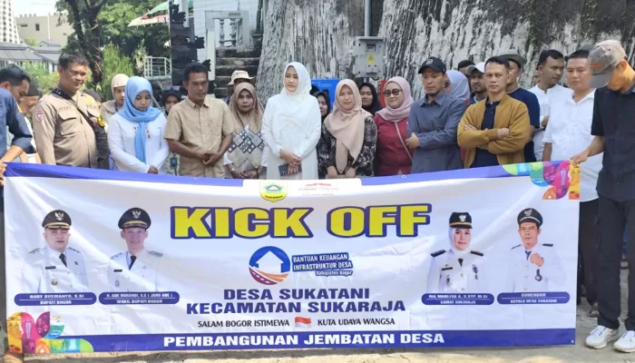 Samisade di Desa Sukatani Dipakai Bangun Jembatan, Hamim: Terimakasih Pak Bupati Rudy Susmanto