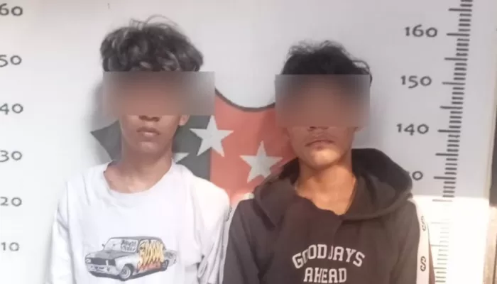 Polsek Parung Amakan Dua Remaja Diduga Terlibat Tawuran Gengster