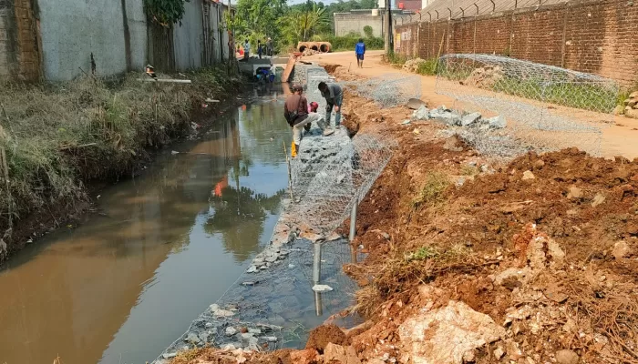 Cegah Banjir Kembali Terjadi, Pemkab Bogor Benahi Saluran Kali Rengas di Desa Iwul dan Waru Kecamatan Parung